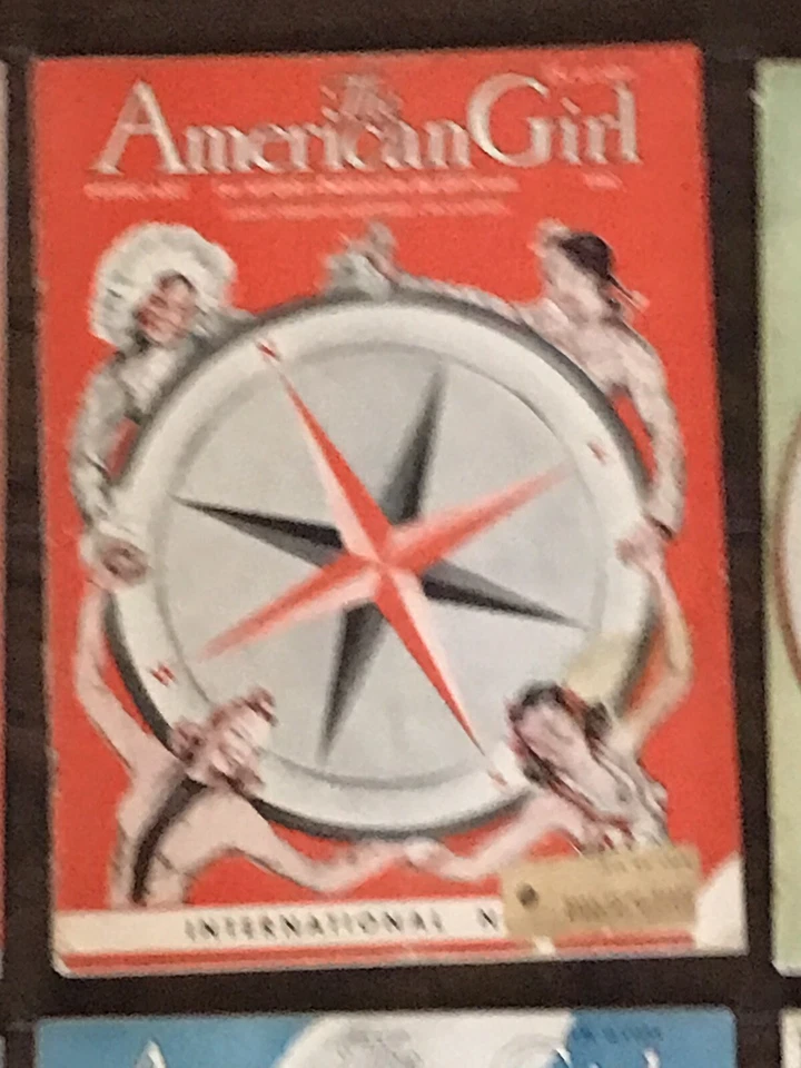 12 Vintage AMERICAN GIRL MAGAZINES 1940 Girl Scouts Great Stories SCARCE LOT 10 - Image 4 of 4