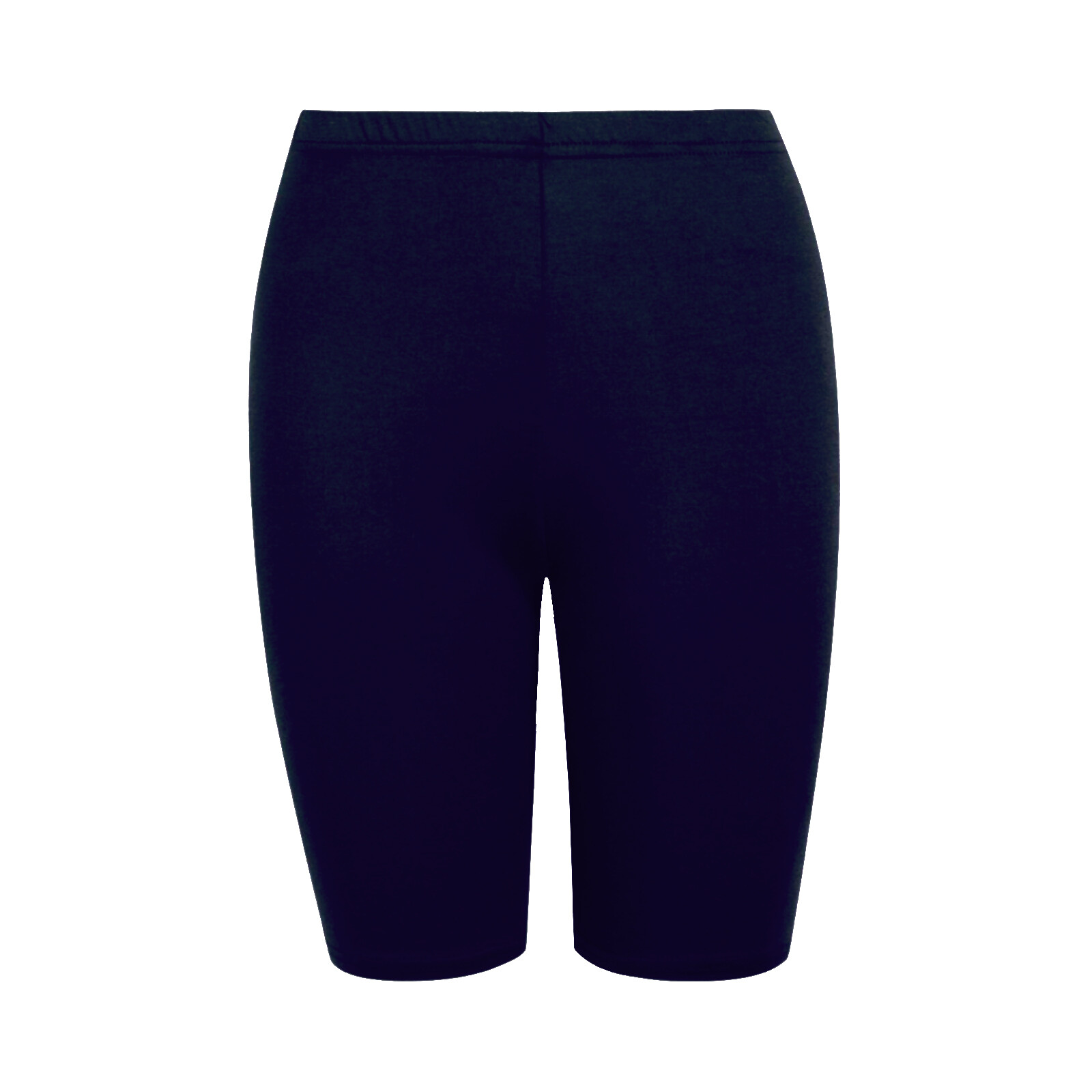 LADIES WOMENS NAVY BLUE CYCLING SHORTS DANCING SHORTS 1/2 LEGGINGS