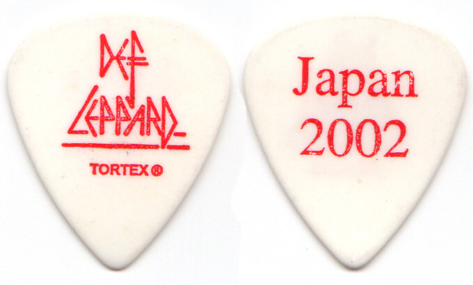 DEF LEPPARD Guitar Pick : Japan 2002 X World Tour | eBay