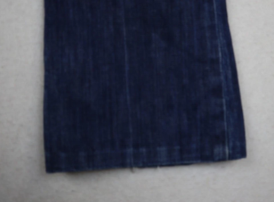 UNCHARTED TERRITORY MUJER LAVADO MEDIO DESGASTADO BOTA CORTE JEANS TALLA 27 CORTO Foto 4 de 4