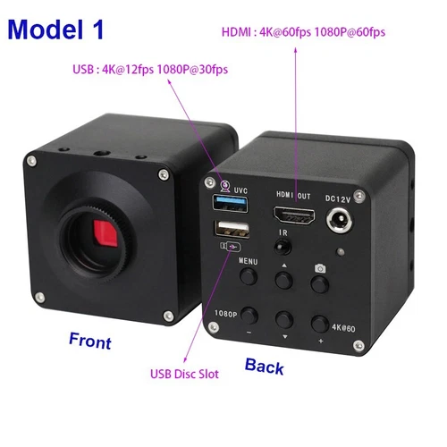 Lapsun IMX678 1/1.8" 4K 60FPS 1080P HDMI USB UVC Industry Microscope Lab Camera