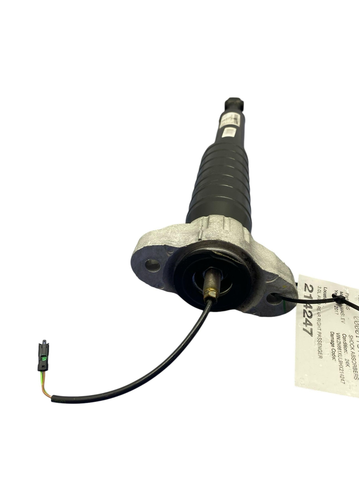 2017-2022 MASERATI LEVANTE M161 3.0L AWD REAR RIGHT SHOCK ABSORBER STRUT *24K*