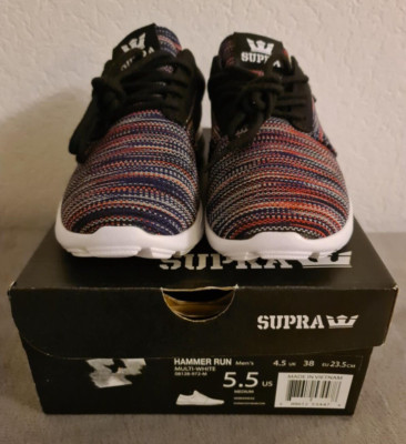 Supra Hammer Run, mehrfarbig, federleichter Sneaker Gr. 38