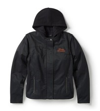 Harley-Davidson Miss Enthusiast 3-in-1 Damen Textil Jacke Gr. L - Schwarz