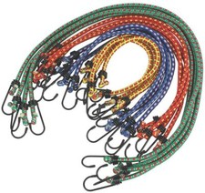 🔥 12 Pack Bungee Cords Wires with Hooks Cables Straps Bungie Elastic Rope Tie