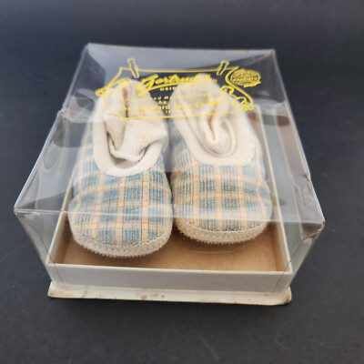 Vintage Gertrude’s Originals Baby Shoes Crawford Shoe Company Illinois New 