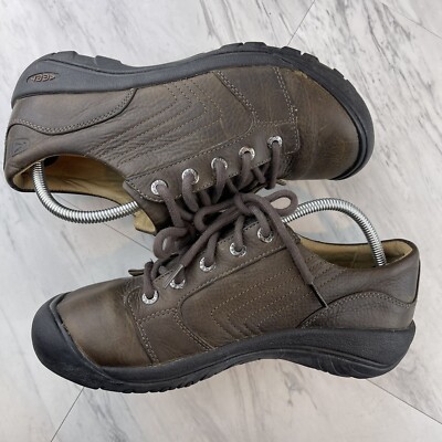 KEEN Alki Brown Leather Oxford Shoes Mens 11.5 Casual Comfort No Laces Keen, Alki Casual Oxford Shoes Sneakers, Mens size 11.5  main image 3