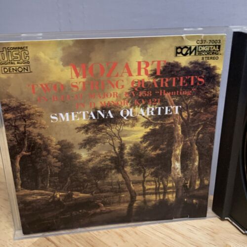 Japan CD Mozart String Quartets No.17 & No. 15 / Smetana Deon Nippon C37-7003 - Picture 2 of 5