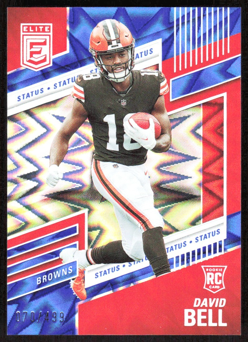 2022 5276A Donruss Elite Status Explosion David Bell Rookie 070/499 Cleveland