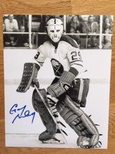 Buffalo Sabres Gary Bromley signed 8x10 W/COA pose 3