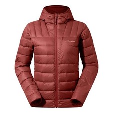 Women's Coat Berghaus Silksworth Hooded Down Jacket In Red