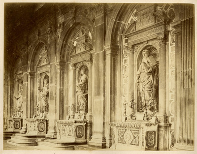 Tirage Albuminé Vintage Italie Sanremo Via Capitolo - Format 21x27 Cm, Circa 1885, Collection Photo