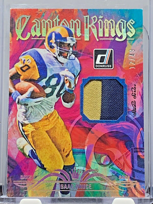 2023 Donruss Isaac Bruce Canton Kings Patch /49 LA Rams Legend! HOF! Star!  