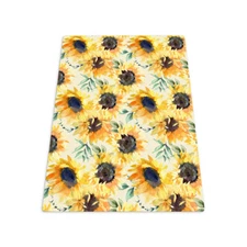 Carpet protector chair mat Pad under Office Desk Golden Sunflowers 120x90