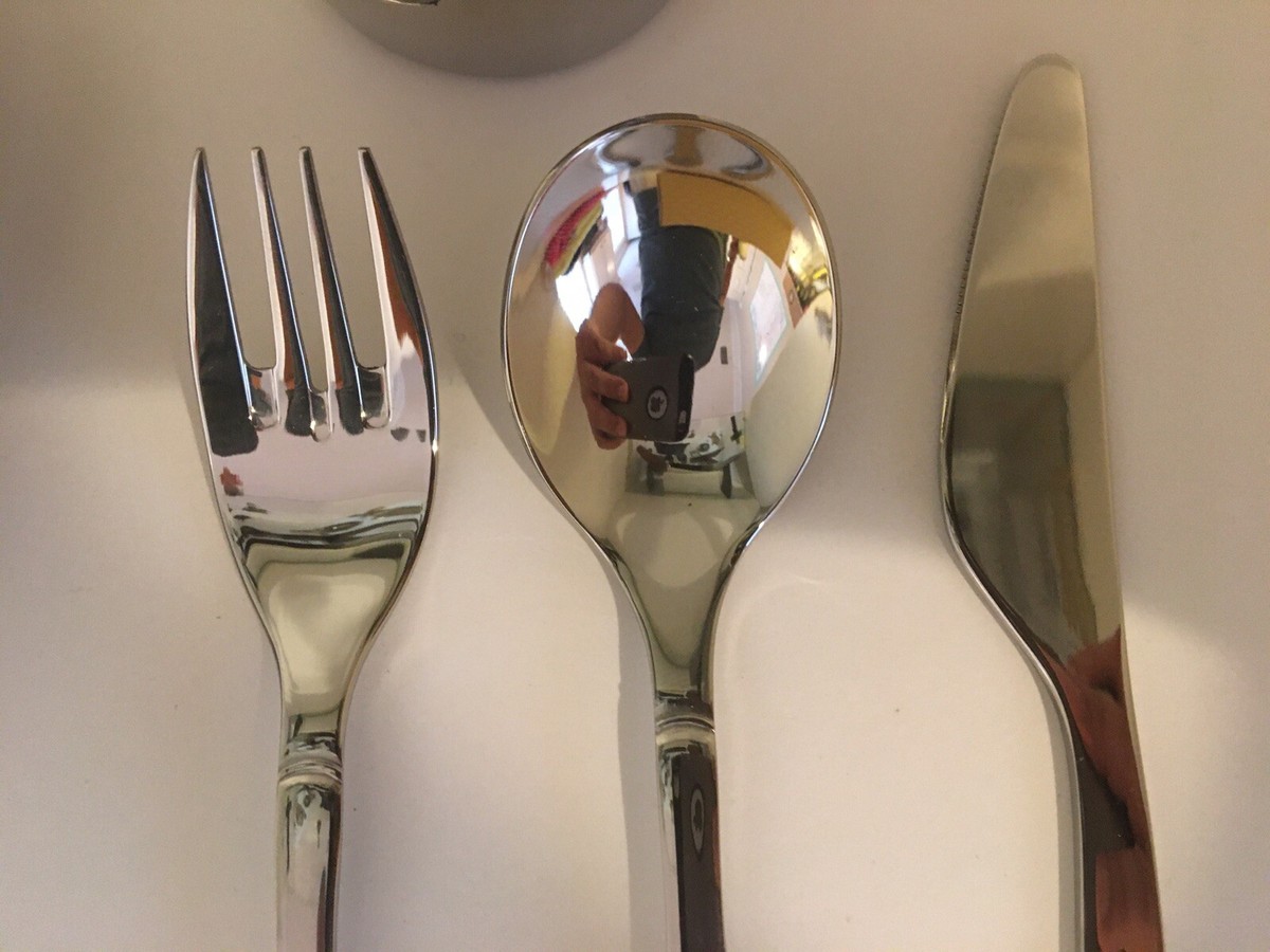 Set Repas Enfant Guttlem 5 Pièces – Inox 18/10 – Motif Éléphant – Assiette, Couverts, Tasse
