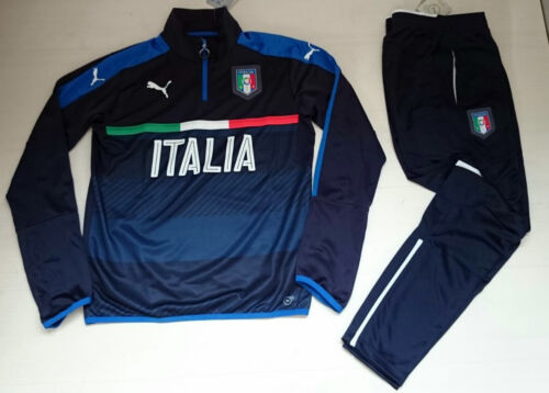 3327 PUMA TUTA ITALIA ALLENAMENTO ITALY TRAINING TRACKSUIT FIGC EURO 748854 05 - Afbeelding 1 van 1