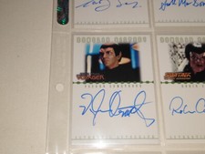 Star Trek Nemesis Vaughn Armstrong RA10 autograph card Enterprise Voyager