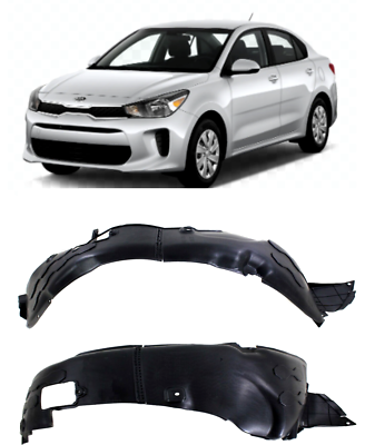 #ad LEFT amp; RIGHT FRONT FENDER INNER LINER WHEEL GUARD MUD SPLASH FOR Rio 2012 2014 $81.29
