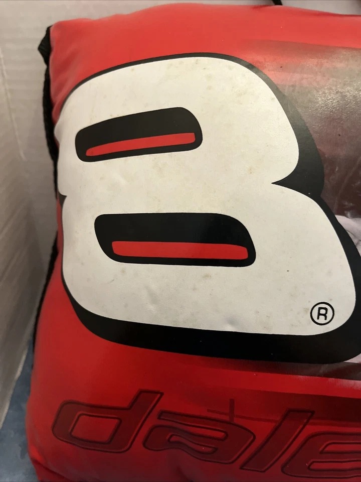 Almohada de cojín de asiento de estadio roja vintage NASCAR Racing Dale Earnhardt Jr. #8 Foto 4 de 4