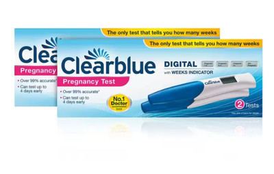 Clearblue Digital Schwangerschaftsteststäbchen Clear Result Smart Dual Sensor 4 Tests