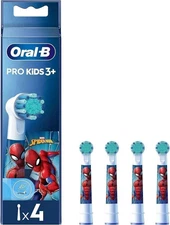 4-pack Oral-B Kids Spiderman Toothbrush Head Replacement (Extra Soft) choose qty