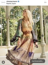Zimmermann ANNEKE BILLOW TIERED DRESS size 0 BNWOT