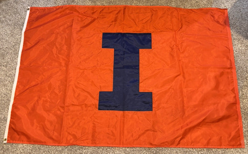 Illinois Fighting Illini 46" x 72" Double-sided Block Letter "I" Stitched Flag