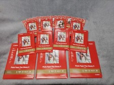 Huge Lot of 595 Sheets of Canon Photo Paper Plus Glossy II PP-201 - 4x6 5x7 8x10