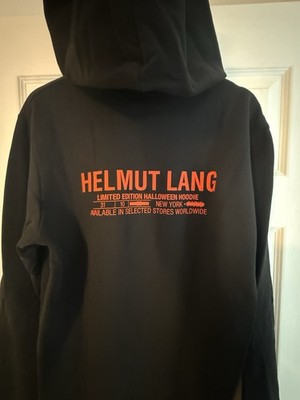 HELMUT LANG Limited Edition Halloween Hoodie Men's MEDIUM Sweatshirt Pullover