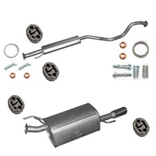 Komplett Auspuff ESD MSD für Nissan Juke F15 1.6 94-117PS NEU+ Montageware