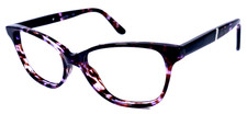 NICOLE MILLER  FRANKLIN  Purple Brown Tortoise 50-16-138 Eyeglasses Frame