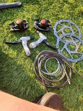 Avid BB5 Mechanical Disc Brake Calipers And Avid levers rotors cables and bolts
