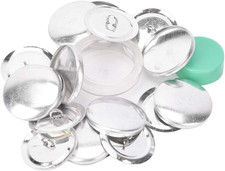 Cover Button Kit, Fabric Covered Button Covers, Flat Back Buckle Making Tool for