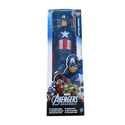 Marvel Avengers Assemble Titan Hero Series Capitan American 12'' Action Figure