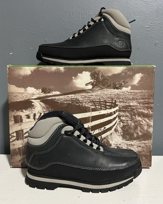 Timberland boot ACT Euro Dub Navy Smooth Youth size 2.5 (86720)