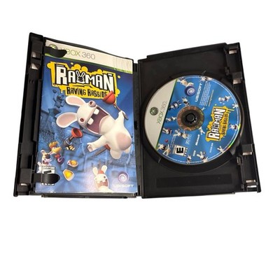 Rayman Raving Rabbids - Xbox 360 With Instructions In Blockbuster Video Case