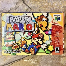 Paper Mario CIB - Nintendo 64 N64 **SEE DESC**