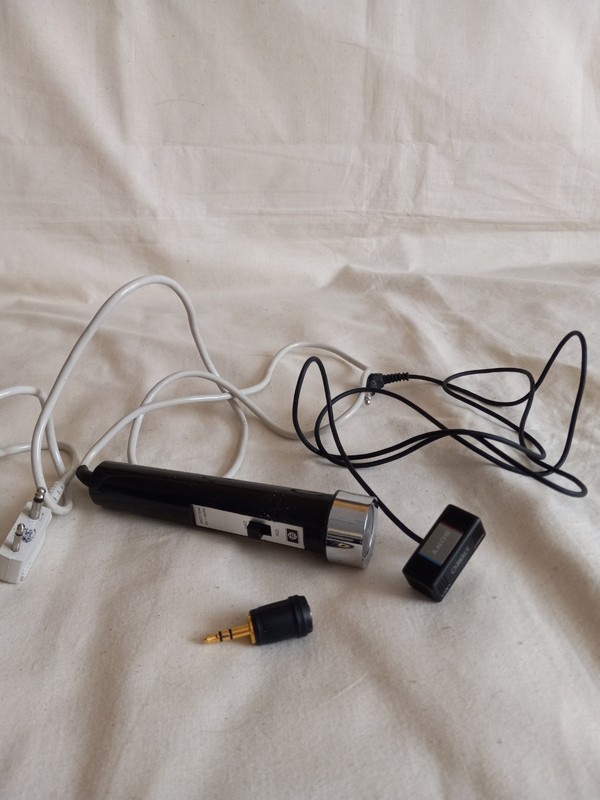 2 Microphones* National Panasonic * Sony+ adapter