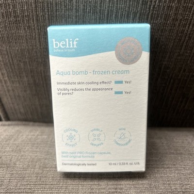 Belif Aqua Bomb Frozen Cream 10 ml .33 oz Travel Size NIB