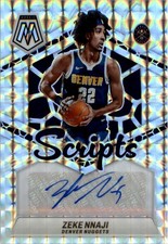 2023-24 Panini Mosaic Scripts #1 Zeke Nnaji Auto - BSK