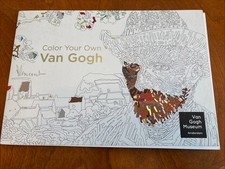 Coloring Book Van Gogh Art Masterpiece Amsterdam Museum Artist Adult Relax