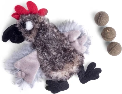 Petface Refillable Catnip Plush Cockerel Cat Toy