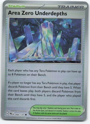 Area Zero Underdepths 094/131 Uncommon Holo SV: Prismatic Evolutions NM Pokémon