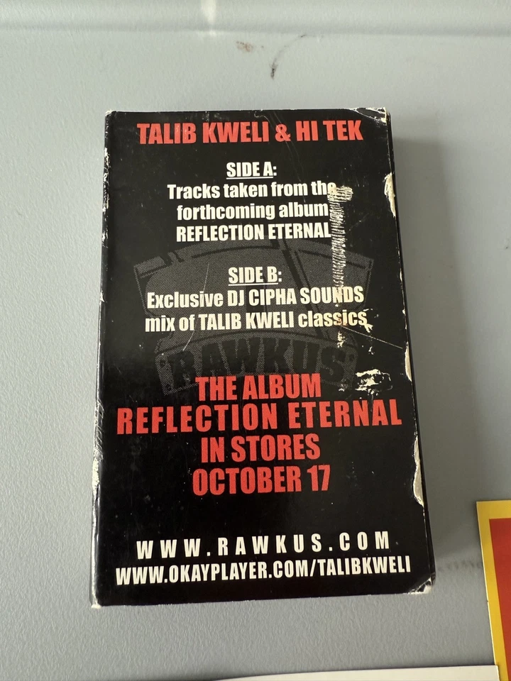 Reflection Eternal Talib Kweli Hi Tek Rawkus Promo Cassette & Promo Sticker - Image 3 of 4