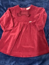 Adorable Toddler Girl Red Velour Top with Bow Size 2T