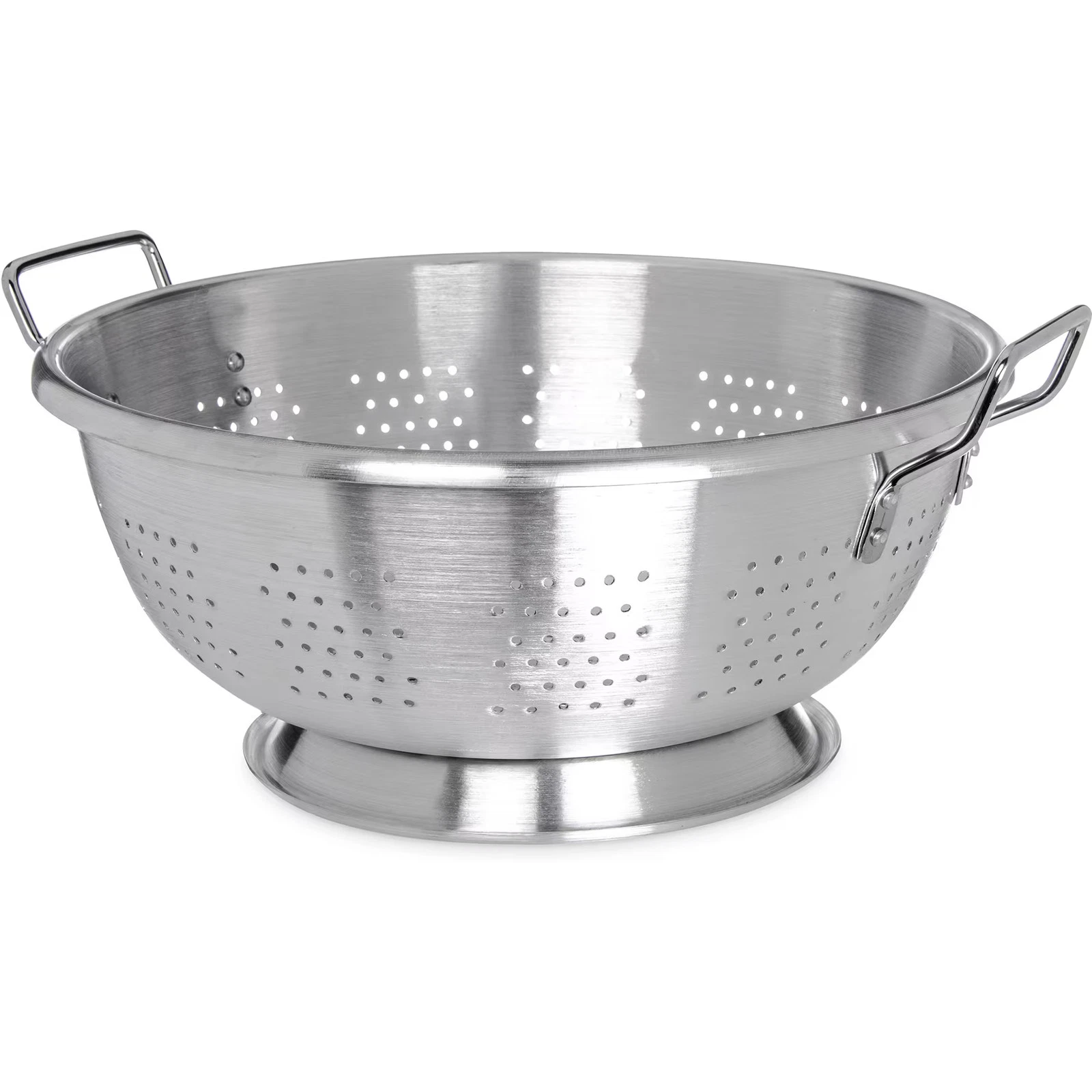 Carlisle 60280 Standard Weight 16 Qt. Aluminum Colander