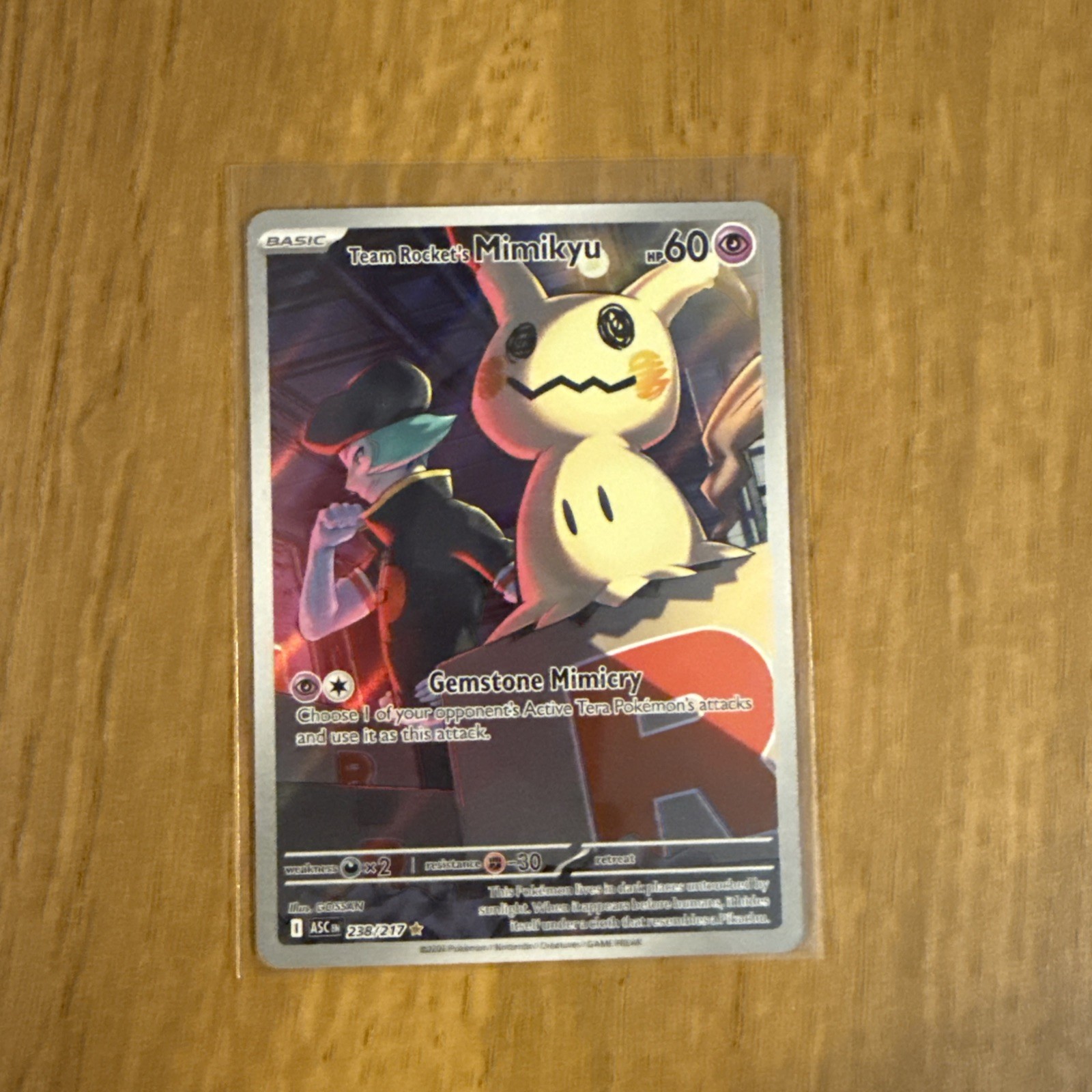 ME: Ascended Heroes #238/217 Team Rocket's Mimikyu