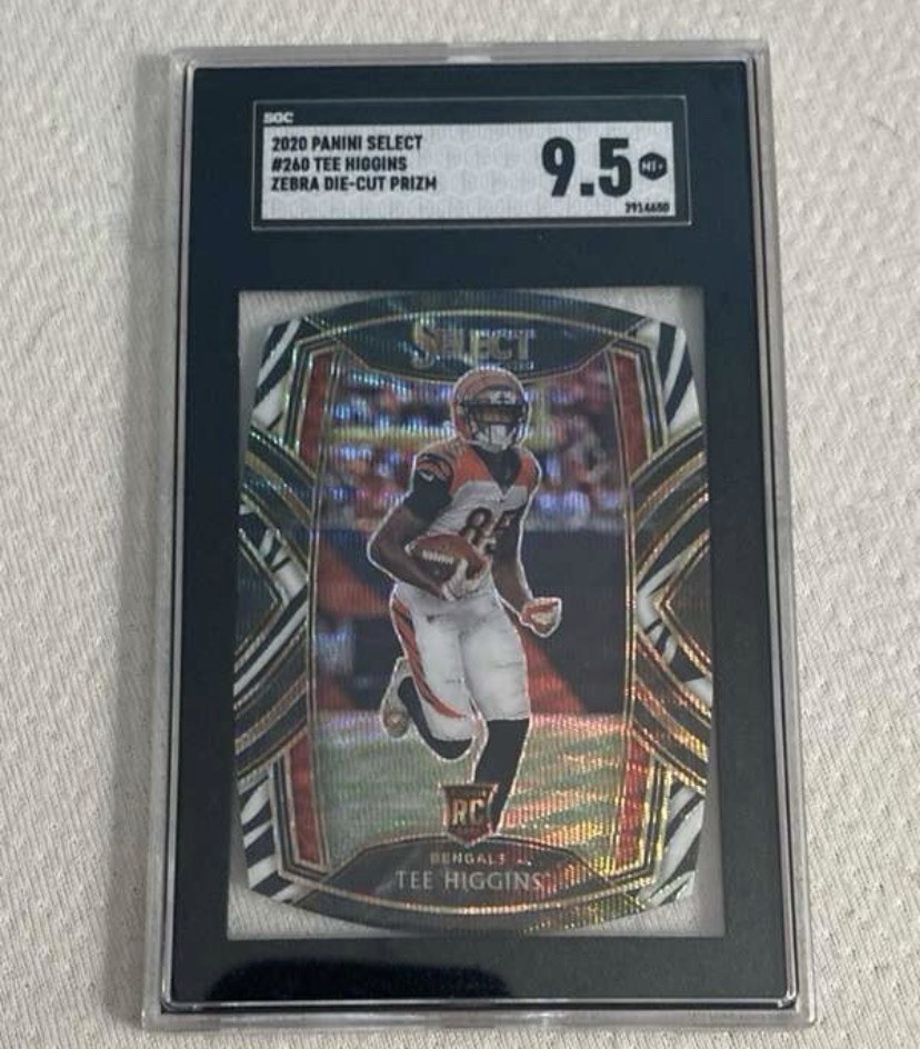 2020 Panini Select - Club Level Tee Higgins #260 (RC) Zebra