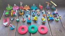Vintage 80s/90s McDonald's Burger King Wendy's Happy Meal Toys Lot 30 Items