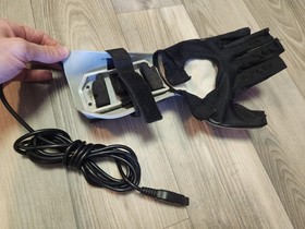 Nintendo NES Power Glove with Sensor Bars OEM Authentic UNTESTED